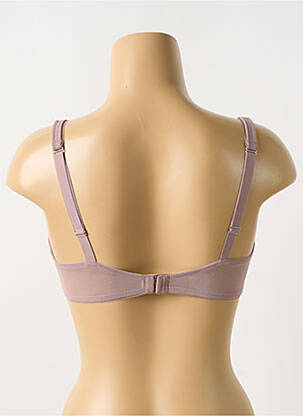 Soutien-gorge tissage tulle haut soutien-gorge emboitant violet GEMMA femme