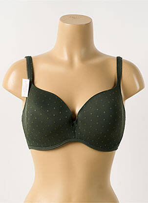 Soutien-gorge haut soutien-gorge moulé haut soutien-gorge moulé vert fonce GEMMA femme