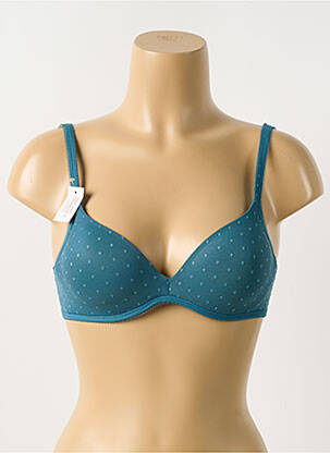 Soutien-gorge haut soutien-gorge moulé haut soutien-gorge moulé bleu GEMMA femme