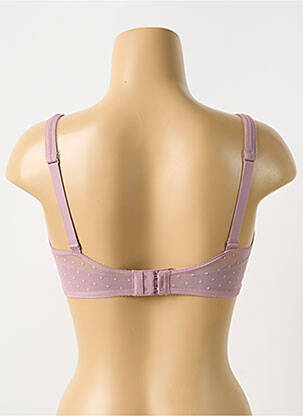 Soutien-gorge sans armature haut soutien-gorge emboitant violet GEMMA femme