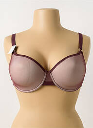 Soutien-gorge haut soutien-gorge moulé haut soutien-gorge moulé violet GEMMA DE LOU femme