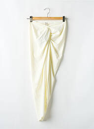 Jupe longue taille haute beige SÉANE femme