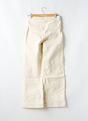 Jean coupe flare stretch taille haute beige MAISON 123 femme