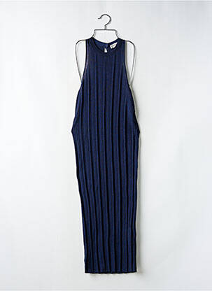 Robe longue sans manche sans manche bleu COS femme