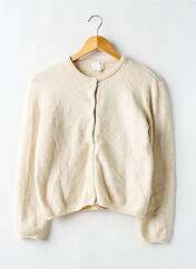 Gilet manches longues beige H&M pour femme seconde vue