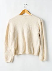 Gilet manches longues beige H&M pour femme seconde vue