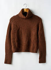 Pull col roulé marron H&M pour femme seconde vue