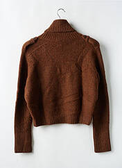 Pull col roulé marron H&M pour femme seconde vue