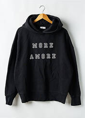 Sweat-shirt à capuche noir CLOSED pour femme seconde vue