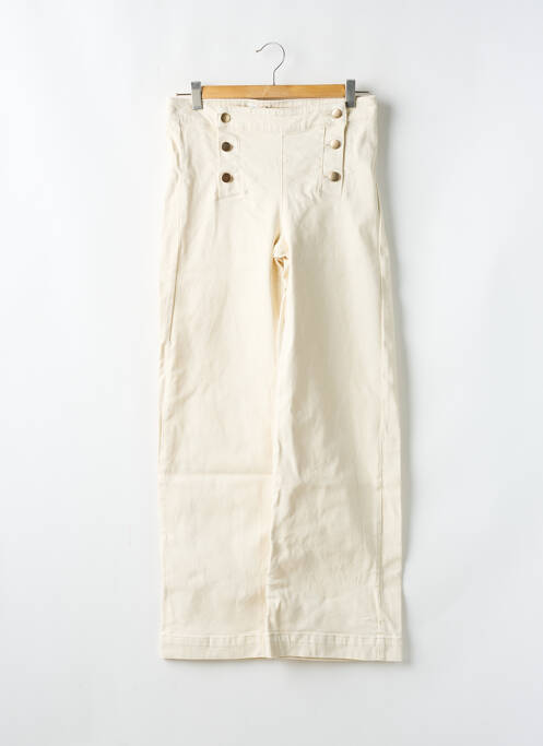 Jean coupe flare beige MAISON 123 pour femme