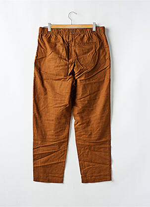 Pantalon droit tissage popeline taille normale marron H&M homme