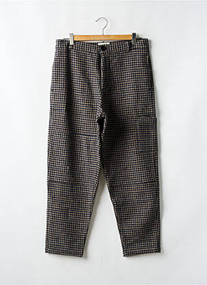Pantalon chino poches taille haute bleu OLIVER SPENCER homme
