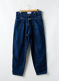 Jeans coupe droite stretch taille haute bleu CLOSED homme