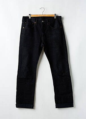 Jeans coupe droite fermeture boutonnée sur le devant taille normale noir LEVIS homme