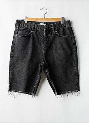 Bermuda tissage denim taille normale noir LOOM homme