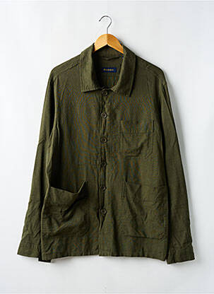 Veste casual fermeture boutonnée sur le devant vert PIOMBO homme