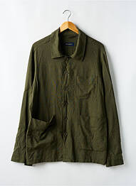 Veste casual fermeture boutonnée sur le devant vert PIOMBO homme