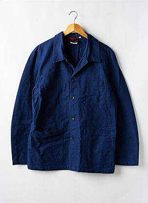 Veste casual coupe droite bleu VÊTRA homme