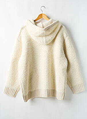 Pull stretch manches longues beige MAISON 123 homme