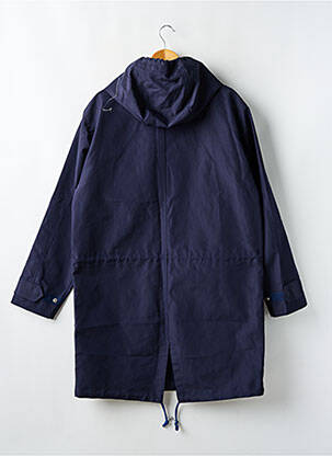 Imperméable coupe droite a capuche bleu PAUL SMITH homme