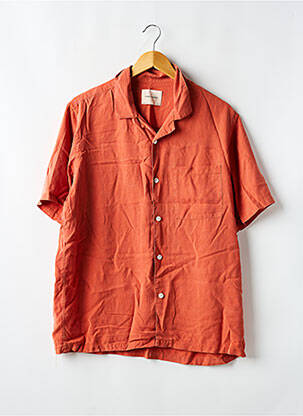 Chemise manches courtes orange A DAY'S MARCH pour homme