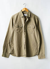 Chemise manches longues vert FIGARET pour homme seconde vue