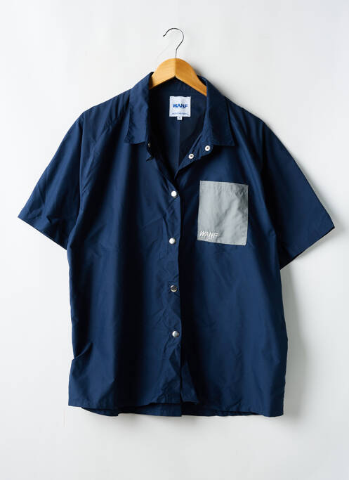 Chemise manches courtes bleu WANF pour homme