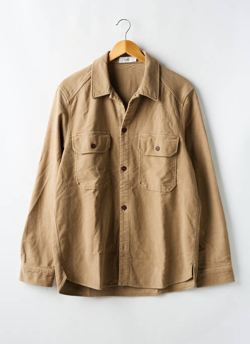 Chemise manches longues marron CLOSED pour homme