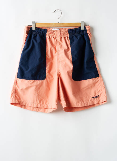 Short de bain orange WANF pour homme