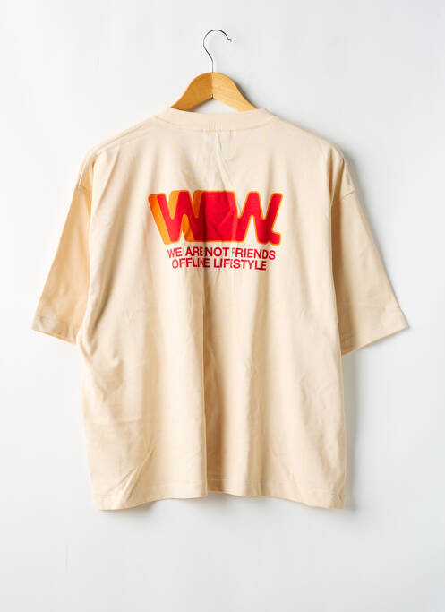 T-shirt beige WANF pour homme