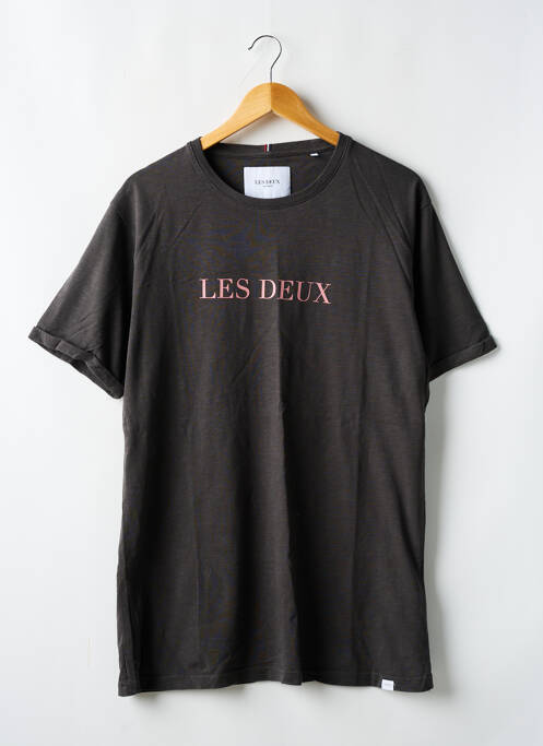 T-shirt gris LES DEUX COPENHAGUE pour homme