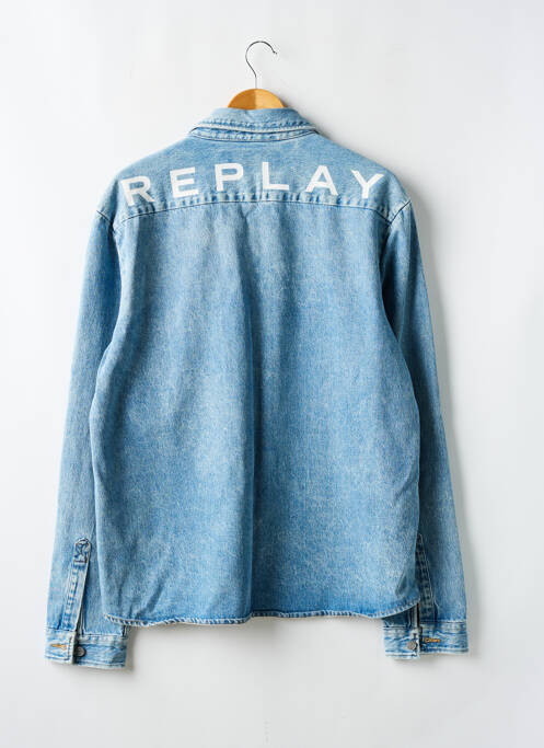 Veste casual bleu REPLAY pour homme