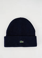 Bonnet bleu LACOSTE pour unisexe seconde vue