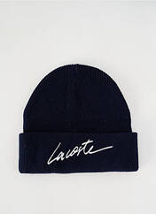 Bonnet bleu LACOSTE pour unisexe seconde vue