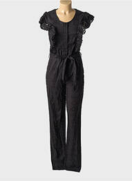 Combi-pantalon manches courtes manches courtes noir JULIE GUERLANDE femme