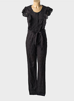 Combi-pantalon manches courtes manches courtes noir JULIE GUERLANDE femme