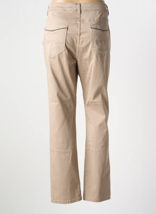 Jeans coupe slim marron DIANE LAURY pour femme