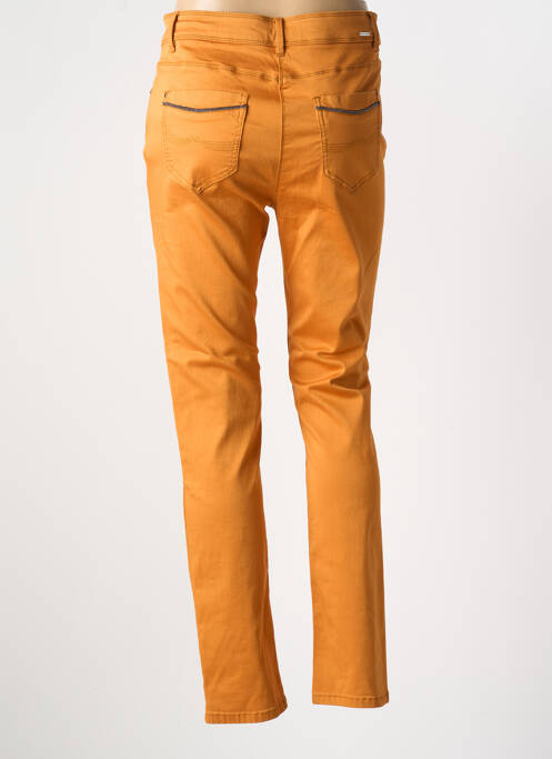 Jeans coupe slim orange DIANE LAURY pour femme