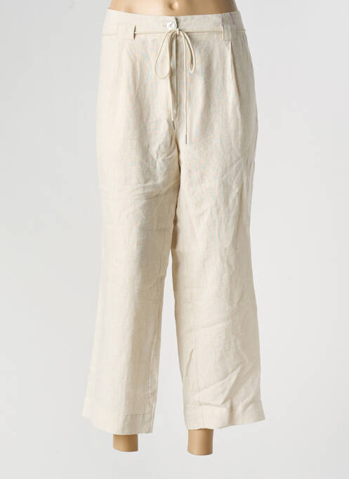 Pantalon 7/8 beige JULIE GUERLANDE pour femme