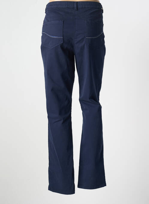 Pantalon droit bleu DIANE LAURY pour femme