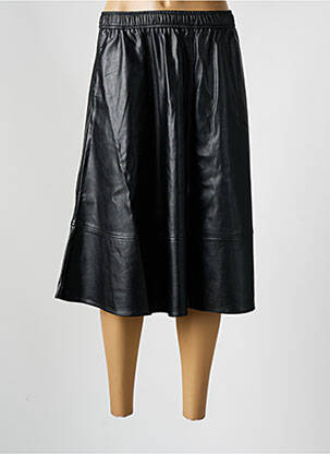Jupe mi-longue coupe évasée noir DAMART femme