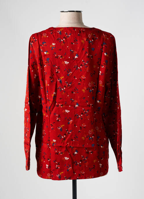 Blouse imprimé fleurs manches longues orange LA FIANCEE DU MEKONG femme