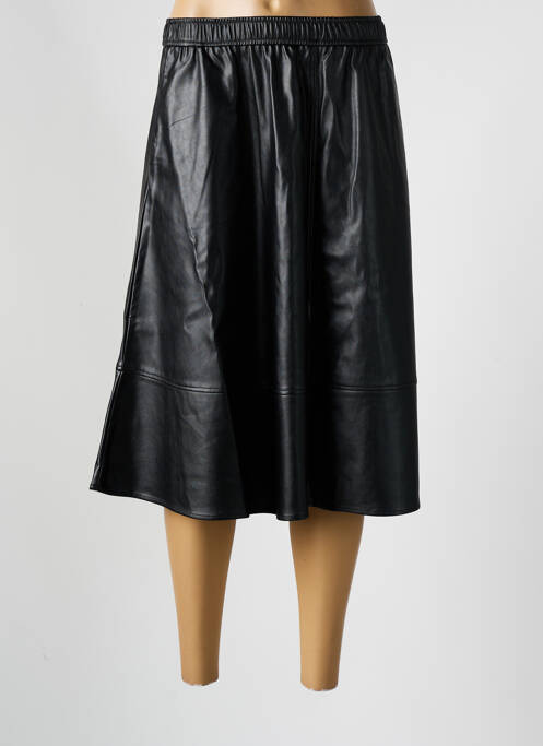 Jupe mi-longue coupe évasée noir DAMART femme