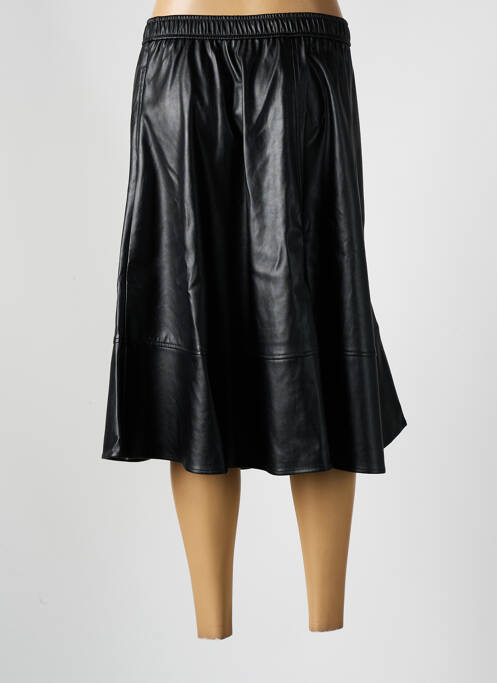 Jupe mi-longue coupe évasée noir DAMART femme