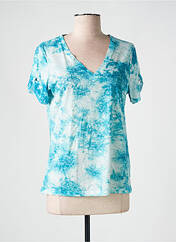 T-shirt bleu JULIE GUERLANDE pour femme seconde vue