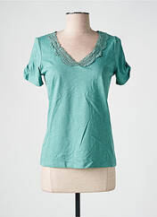 T-shirt vert JULIE GUERLANDE pour femme seconde vue