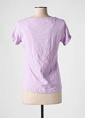 T-shirt violet C'EST BEAU LA VIE pour femme seconde vue