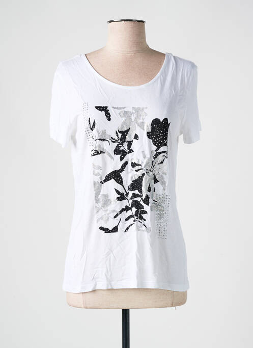 T-shirt blanc JULIE GUERLANDE pour femme