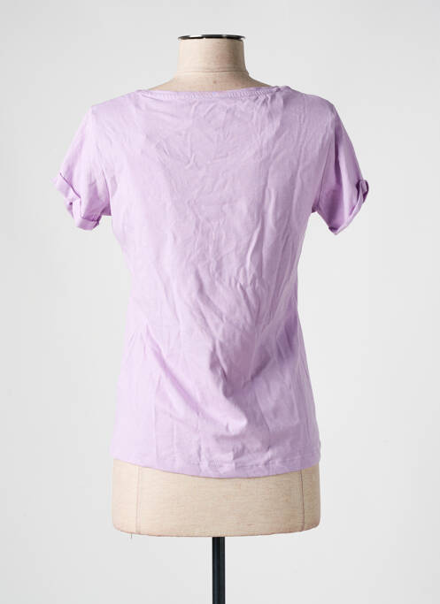 T-shirt violet C'EST BEAU LA VIE pour femme