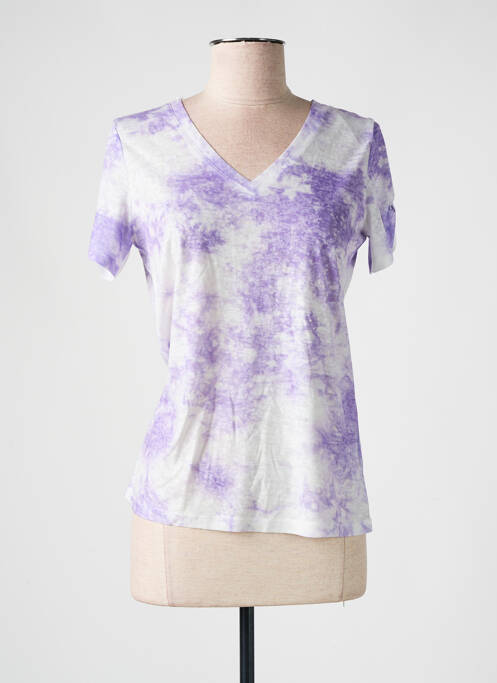 T-shirt violet JULIE GUERLANDE pour femme